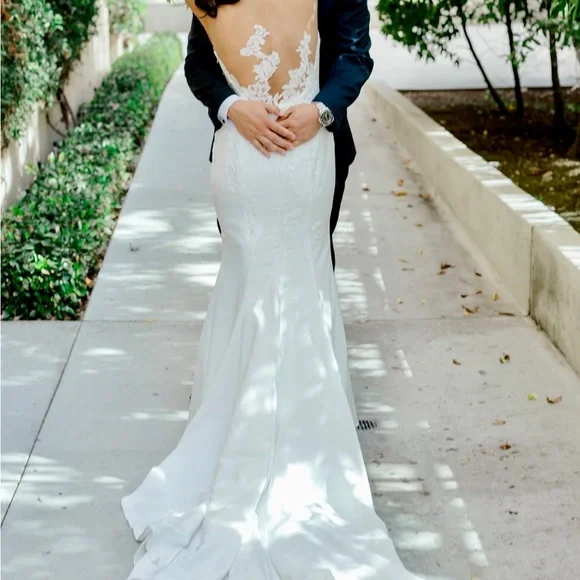 Pronovias Plisa Wedding Dress - Picture 3 of 5